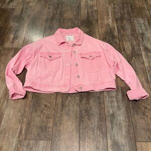 🌺Celebrity Pink Light Pink Jean Jacket